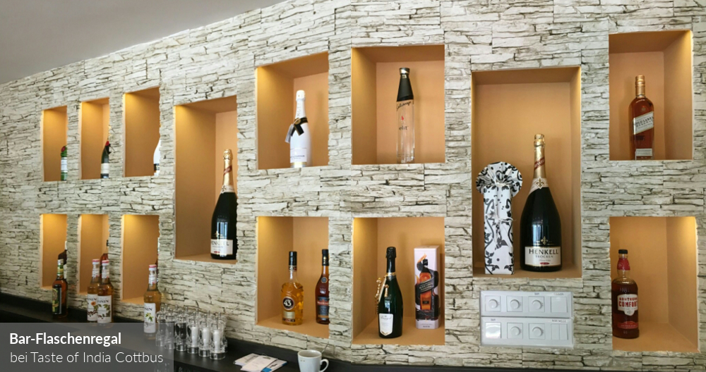 Bar-Flaschenregal